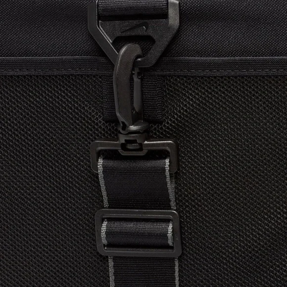 NEW NIKE Utility Power Gym Bag CK2795-010 BLACK/BLACK/ENIGMA STONE - Picture 6 of 7